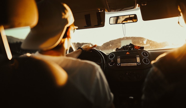 Driving on a hot day