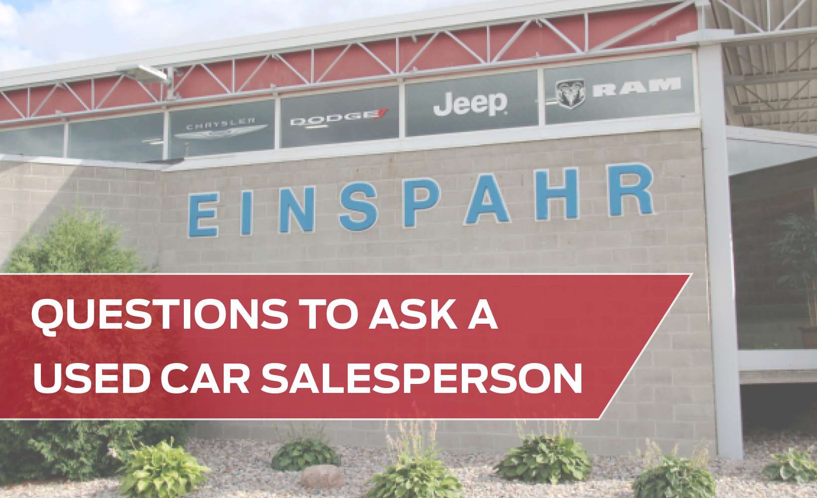 Questions to ask while car shopping