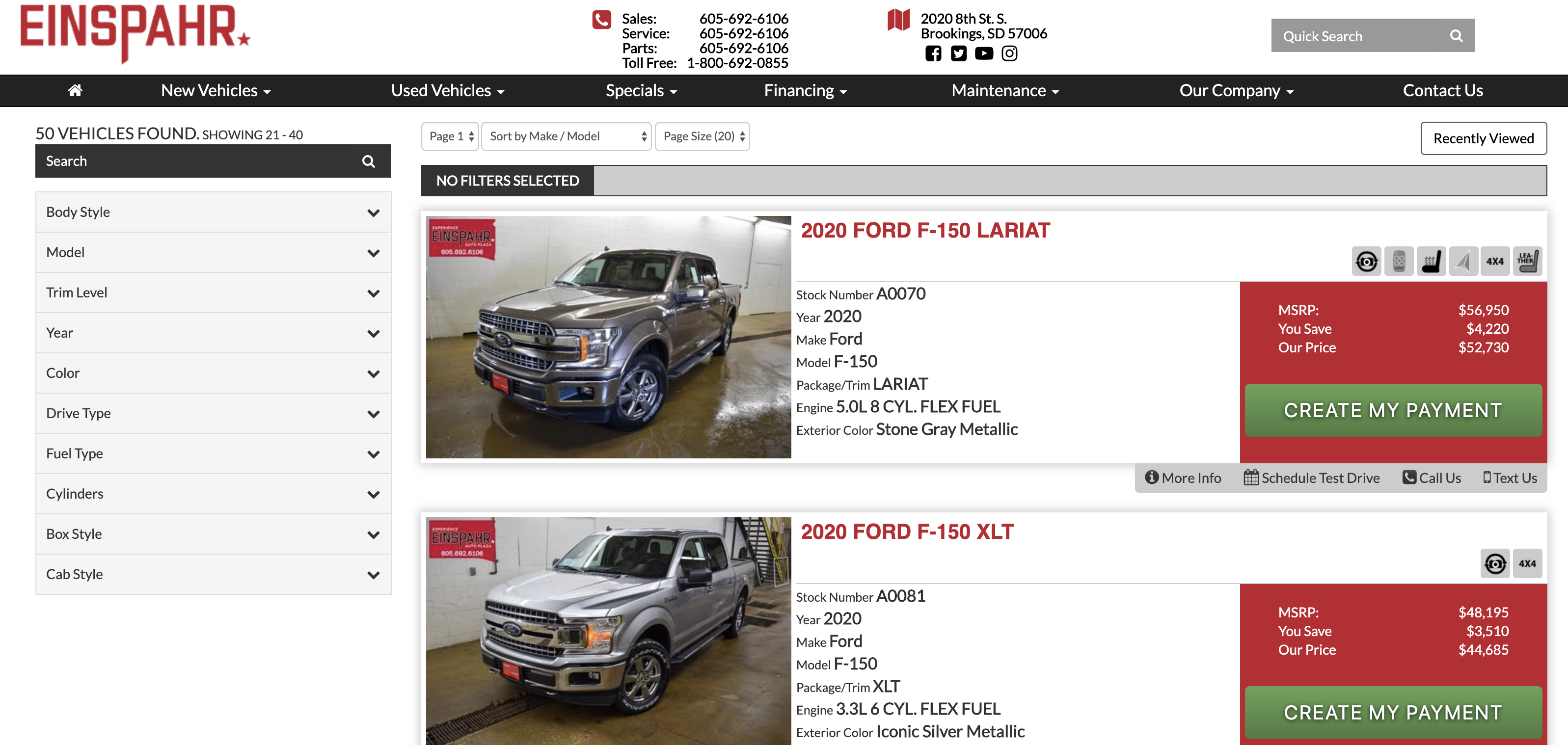 f-150 for sale in brookings