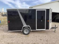 2022 AERO 6X12 V-NOSE ENCLOSED TRAILER