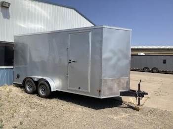 2026 DARKHORSE 7X16 ENCLOSED  EXTRA 2 FEET IN HEIGHT LIKE NEW!!
