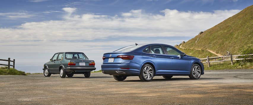 1982 and 2019 Volkswagen Jetta in Winston-Salem