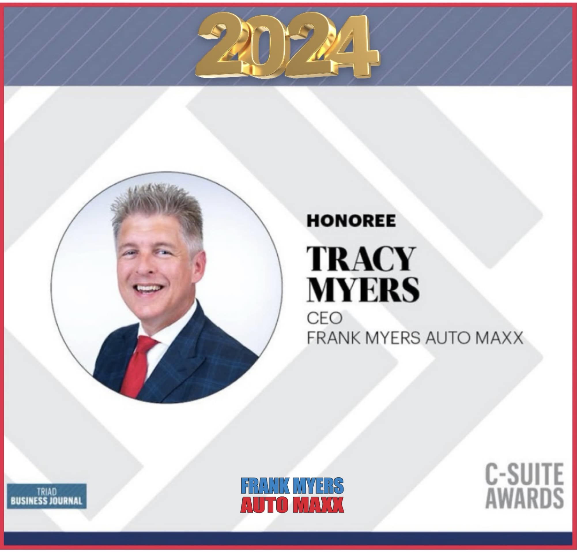 Tracy Myers owner of Frank Myers Auto Maxx in Winston-Salem