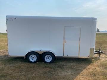 2025 SHARP SHARP 7X16 ENCLOSED TRAILER