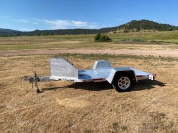 2009 ALUMA MC10 MOTORCYCLE TRAILER