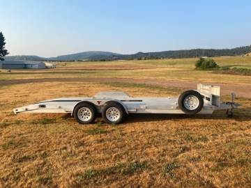 2019 R&R 82"X20FT ALUMINUM CAR TRAILER