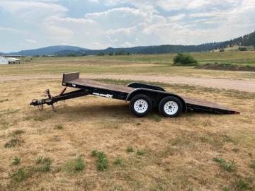 2014 H&H 18FT TILT BED CAR TRAILER