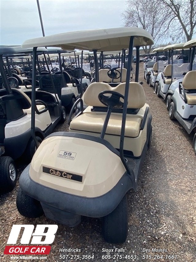 Beige 2012 CLUB CAR Precedent golf cart for sale in Des Moines, Iowa