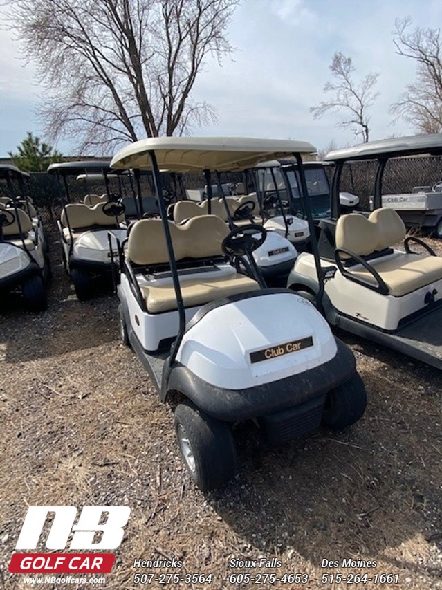 White 2012 CLUB CAR Precedent golf cart for sale in Des Moines, Iowa