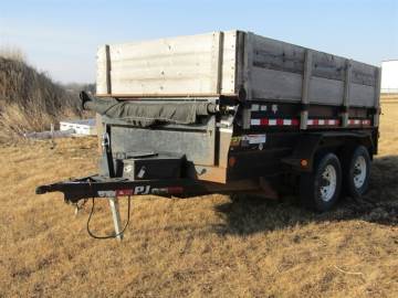 2015 P.J. TRAILER 6 X 12 FT DUMP TRAILER