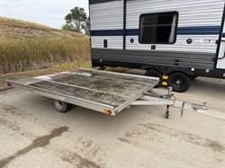 2003 NEWMANS MFG 2 PLACE SLED TRAILER