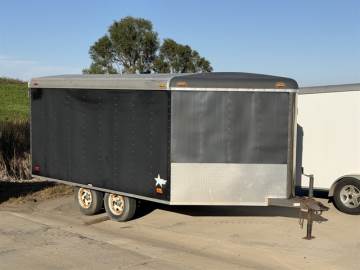 1997 US CARGO 2 PLACE ENCLOSED TRAILER