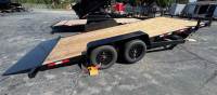 2026 DOWN TO EARTH Power Tilt Car Hauler 82X20 Tandem Axle