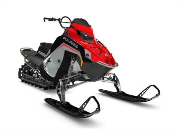 2025 POLARIS® 9R PRO RMK 155 STORM GRAY / INDY RED